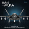 double height 60550 Xếp hình lắp ráp ghép mô hình máy bay chiến đấu F35