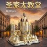 No license 86388 Sagrada Familia Xếp hình lắp ráp ghép mô hình Nhà thờ Sagrada Familia, Barcelona, ​​​​Tây Ban Nha
