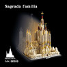 No license 86388 Sagrada Familia Xếp hình lắp ráp ghép mô hình Nhà thờ Sagrada Familia, Barcelona, ​​​​Tây Ban Nha