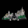 No license 88188 Swan Castle Xếp hình lắp ráp ghép mô hình Lâu đài Neuschwanstein