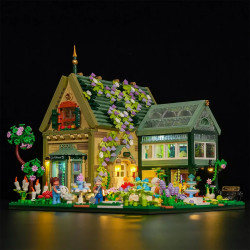 Lumibricks FunWhole 10013 Garden Cottage Xếp hình lắp ráp ghép mô hình Ngôi nhà cổ điển: Nhà vườn