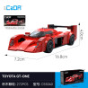 CaDA DoubleE C55040 Toyota GT-One Xếp hình lắp ráp ghép mô hình Xe thể thao Toyota GT-One 1:24