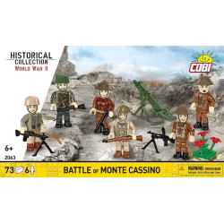 COBI 2063 Battle of Monte Cassino Xếp hình lắp ráp ghép mô hình Thế chiến thứ hai: Trận Monte Cassino