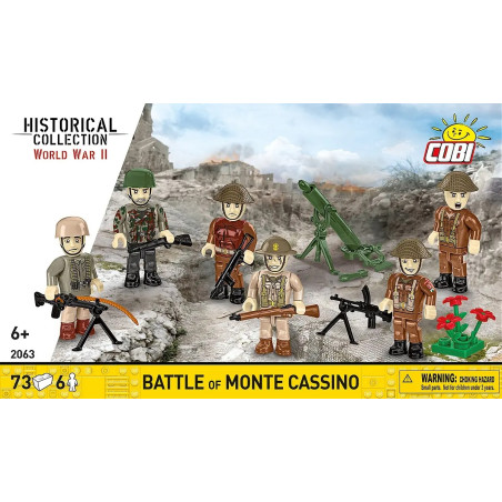 COBI 2063 Battle of Monte Cassino Xếp hình lắp ráp ghép mô hình Thế chiến thứ hai: Trận Monte Cassino