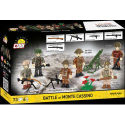 COBI 2063 Battle of Monte Cassino Xếp hình lắp ráp ghép mô hình Thế chiến thứ hai: Trận Monte Cassino