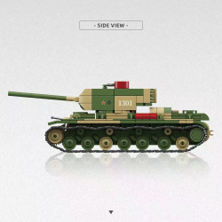 QUANGUAN 300031 KV-220 HEAVY TANK Xếp hình lắp ráp ghép mô hình Xe tăng hạng nặng KV-220 1:40