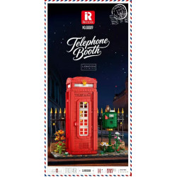 Reobrix 66609 Telephone Booth Xếp hình lắp ráp ghép mô hình buồng điện thoại