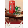 Reobrix 66609 Telephone Booth Xếp hình lắp ráp ghép mô hình buồng điện thoại