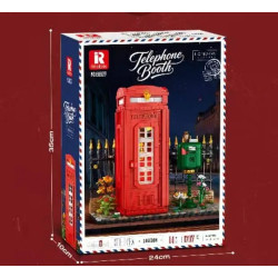 Reobrix 66609 Telephone Booth Xếp hình lắp ráp ghép mô hình buồng điện thoại
