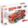 QIHUI 8002 non  XE ĐỊA HÌNH MÀU LỬA bộ đồ chơi xếp lắp ráp ghép mô hình  RAGING FIRE Kỹ Thuật Công Nghệ Cao Mô Hình Phương Tiện 472 khối