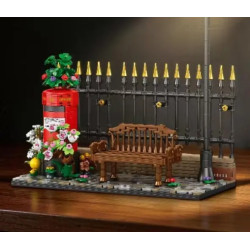 Reobrix 66610 Long Bench Xếp hình lắp ráp ghép mô hình hộp thư người anh