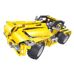 QIHUI 8003 non  XE ĐỊA HÌNH MÀU VÀNG bộ đồ chơi xếp lắp ráp ghép mô hình  MIGHTY TORRENT Kỹ Thuật Công Nghệ Cao Mô Hình Phương Tiện 423 khối