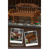 Reobrix 66610 Long Bench Xếp hình lắp ráp ghép mô hình hộp thư người anh