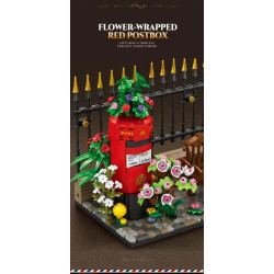 Reobrix 66610 Long Bench Xếp hình lắp ráp ghép mô hình hộp thư người anh