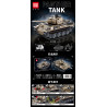 GAOMISI T2138 Panther Tank Xếp hình lắp ráp ghép mô hình Xe tăng Panther