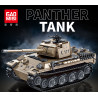 GAOMISI T2138 Panther Tank Xếp hình lắp ráp ghép mô hình Xe tăng Panther