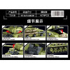 GAOMISI T2139 Sherman Tank Xếp hình lắp ráp ghép mô hình xe tăng Sherman
