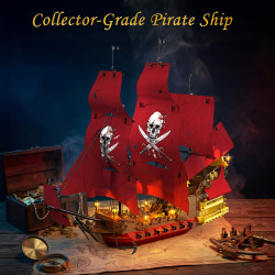 JMBricklayer 40003 Queen Anne's Revenge Xếp hình lắp ráp ghép mô hình Sự trả thù của Nữ hoàng Anne