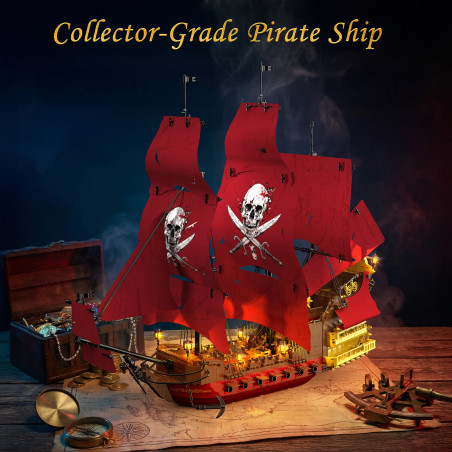 JMBricklayer 40003 Queen Anne's Revenge Xếp hình lắp ráp ghép mô hình Sự trả thù của Nữ hoàng Anne