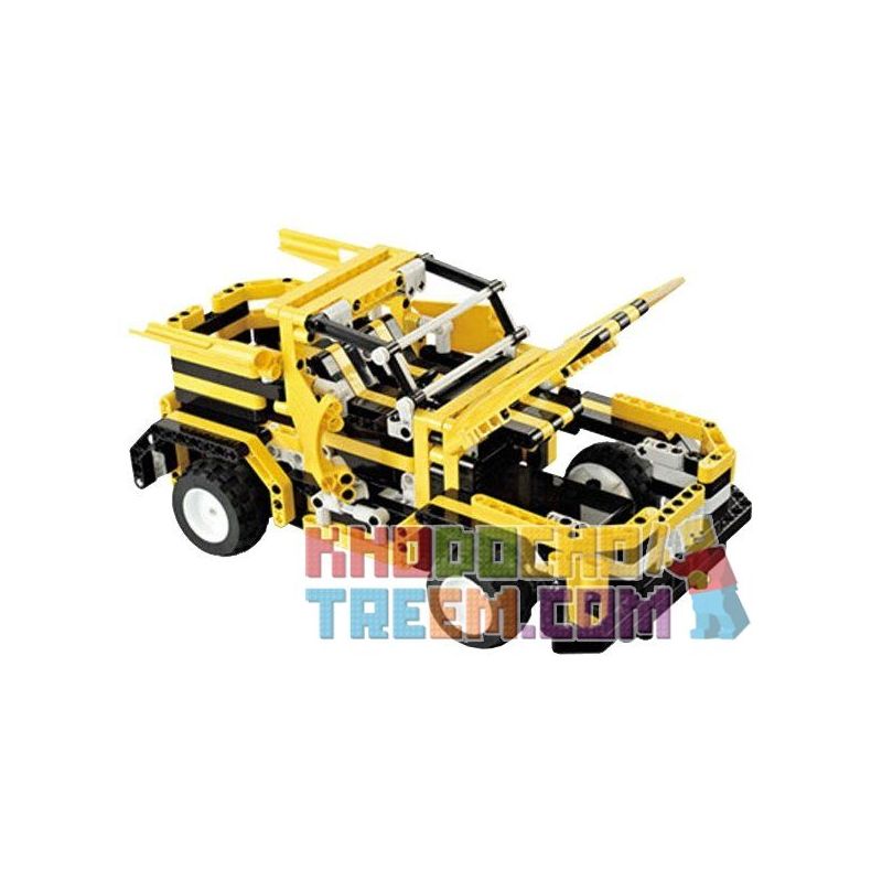 QIHUI 8003 non  XE ĐỊA HÌNH MÀU VÀNG bộ đồ chơi xếp lắp ráp ghép mô hình  MIGHTY TORRENT Kỹ Thuật Công Nghệ Cao Mô Hình Phương Tiện 423 khối