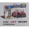WOMA C0658 Xếp hình lắp ráp ghép mô hình Xe thang cứu hỏa Mercury