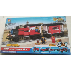 WOMA J5705A Xếp hình lắp ráp ghép mô hình xe lửa