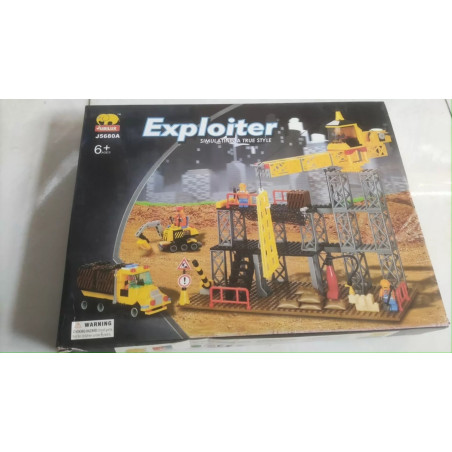 WOMA J5680A Xếp hình lắp ráp ghép mô hình công trường xây dựng
