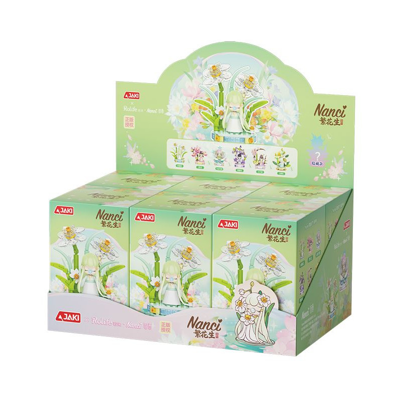 JAKI HK106 Xếp hình lắp ráp ghép mô hình Ruolai Nanci Nanxi Hộp mù Fanshuang