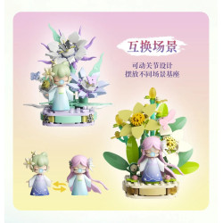 JAKI HK106 Xếp hình lắp ráp ghép mô hình Ruolai Nanci Nanxi Hộp mù Fanshuang