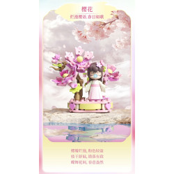 JAKI HK106 Xếp hình lắp ráp ghép mô hình Ruolai Nanci Nanxi Hộp mù Fanshuang
