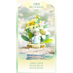 JAKI HK106 Xếp hình lắp ráp ghép mô hình Ruolai Nanci Nanxi Hộp mù Fanshuang