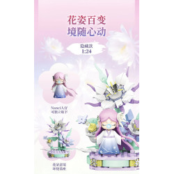 JAKI HK106 Xếp hình lắp ráp ghép mô hình Ruolai Nanci Nanxi Hộp mù Fanshuang