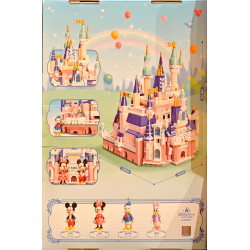 Shanghai Disney Resort 160Q226S004 Enchanted Storybook Castle Xếp hình lắp ráp ghép mô hình Kỷ niệm 10 năm thành lập Khu nghỉ dưỡng Disney Thượng Hải trong truyện cổ tích mê hoặc