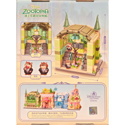 Shanghai Disney Resort 160Q224S022 Zootopia Central Station Xếp hình lắp ráp ghép mô hình Zootopia của Disney: Trạm Zootopia