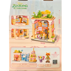 Shanghai Disney Resort 160Q224S006 Jumbeaux's Cafe Xếp hình lắp ráp ghép mô hình Disney's Zootopia: Cửa hàng món tráng miệng voi