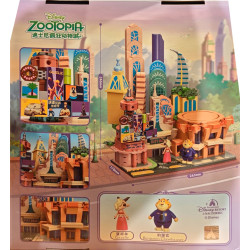Shanghai Disney Resort 160Q324S010 Zootopia Skyline Xếp hình lắp ráp ghép mô hình Zootopia của Disney: Đường chân trời Zootopia