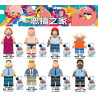 TV TV6306 TV TV3043 TV TV3044 TV TV3045 TV TV3046 TV TV3047 TV TV3048 TV TV3049 TV TV3050 Family Guy Xếp hình lắp ráp ghép mô hình Gia Đình Chàng Trai 8 nhân vật nhỏ