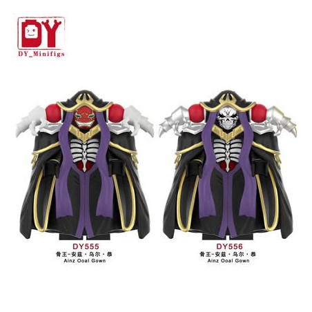 DY_Minifigs DY555 DY_Minifigs DY556 Xếp hình lắp ráp ghép mô hình OVERLORD: Bone King 2 loại nhân vật nhỏ