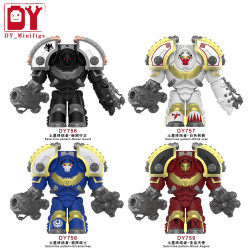 DY_Minifigs DY576 DY_Minifigs DY577 DY_Minifigs DY578 DY_Minifigs DY579 Warhammer 40,000 Xếp hình lắp ráp ghép mô hình Warhammer 40.000 nhân vật nhỏ 4 loại