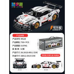 wisdom MG20 Xếp hình lắp ráp ghép mô hình Porsche 911 GT3