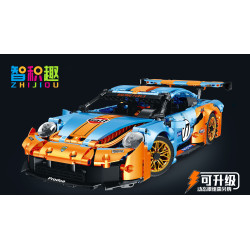 wisdom MG21 Xếp hình lắp ráp ghép mô hình Porsche 911 GT3