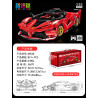 wisdom MG36 Xếp hình lắp ráp ghép mô hình siêu xe Ferrari FXX