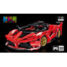 wisdom MG36 Xếp hình lắp ráp ghép mô hình siêu xe Ferrari FXX