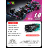 wisdom MG50 Xếp hình lắp ráp ghép mô hình Mercedes-Benz F1
