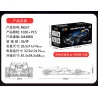 wisdom MG57 Xếp hình lắp ráp ghép mô hình F1 (điện có thể nâng cấp) 1:10