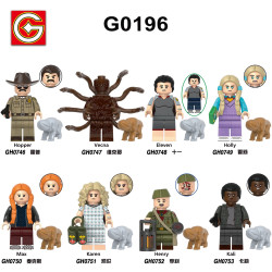G brand G0196 G brand GH0746 G brand GH0747 G brand GH0748 G brand GH0749 G brand GH0750 G brand GH0751 G brand GH0752 G brand GH0753 Xếp hình lắp ráp ghép mô hình Stranger Things 8 nhân vật nhỏ