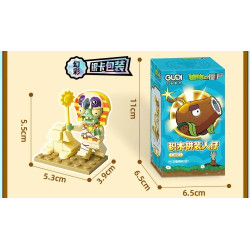 GUDI 60037 Xếp hình lắp ráp ghép mô hình Plants vs. Zombies: Minifigures Blind Box Phiên bản thứ 8