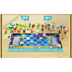 GUDI 60037 Xếp hình lắp ráp ghép mô hình Plants vs. Zombies: Minifigures Blind Box Phiên bản thứ 8