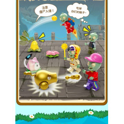 GUDI 60037 Xếp hình lắp ráp ghép mô hình Plants vs. Zombies: Minifigures Blind Box Phiên bản thứ 8