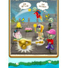 GUDI 60037 Xếp hình lắp ráp ghép mô hình Plants vs. Zombies: Minifigures Blind Box Phiên bản thứ 8